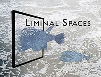 Promotional poster for Liminal Spaces art exhibit