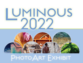 Promotional poster for Luminous 2022 art exhibit