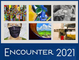 Promotional poster for Encounter 2021 art exhibit