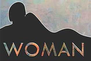 Promotional poster for Woman art exhibit