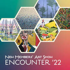 Promotional poster for Encounter '22 art exhibit