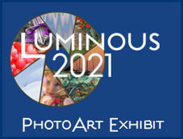 Promotional poster for Luminous 2021 art exhibit